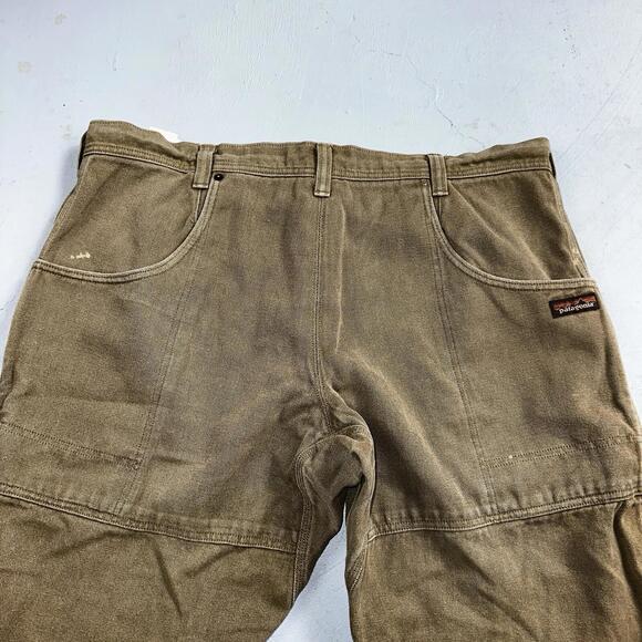 Patagonia Iron Forge Hemp Canvas Double Knee Brown Pants Mens 38 X 31 55296 40 - Picture 14 of 15